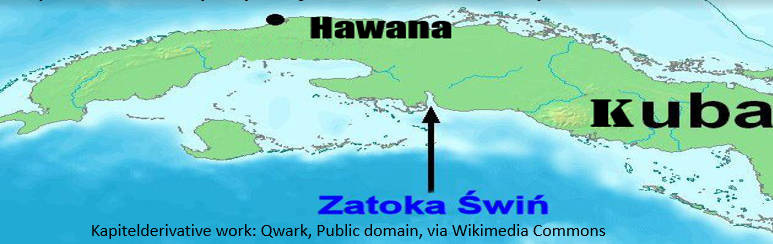 mapa zatoki świń